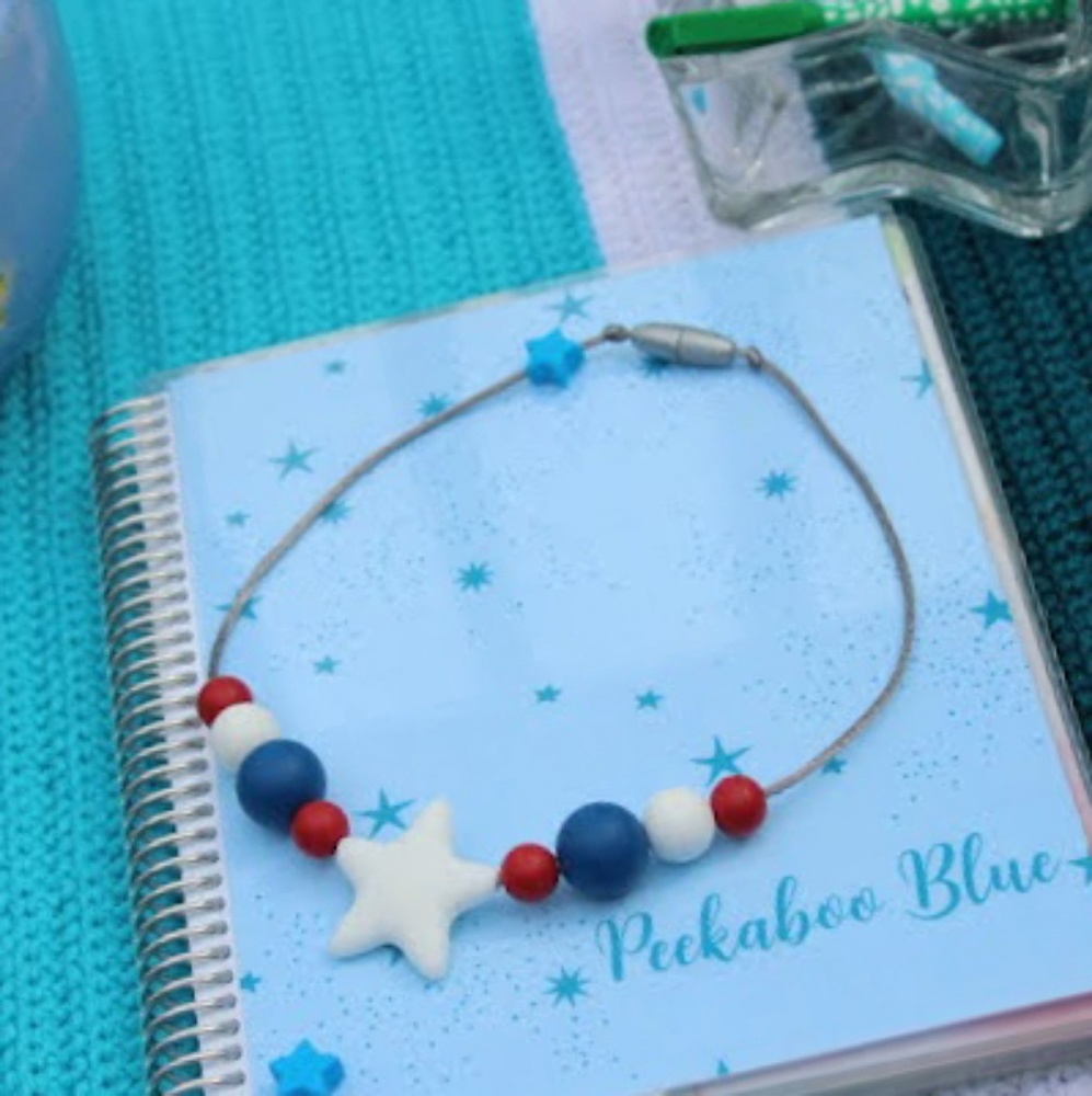 Star Silicone Toddler Teething Necklace